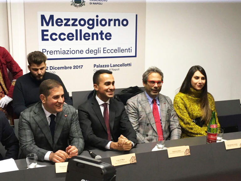 Aperitivo al convegno “Mezzogiorno eccellente” con il vicepresidente Luigi Di Maio.