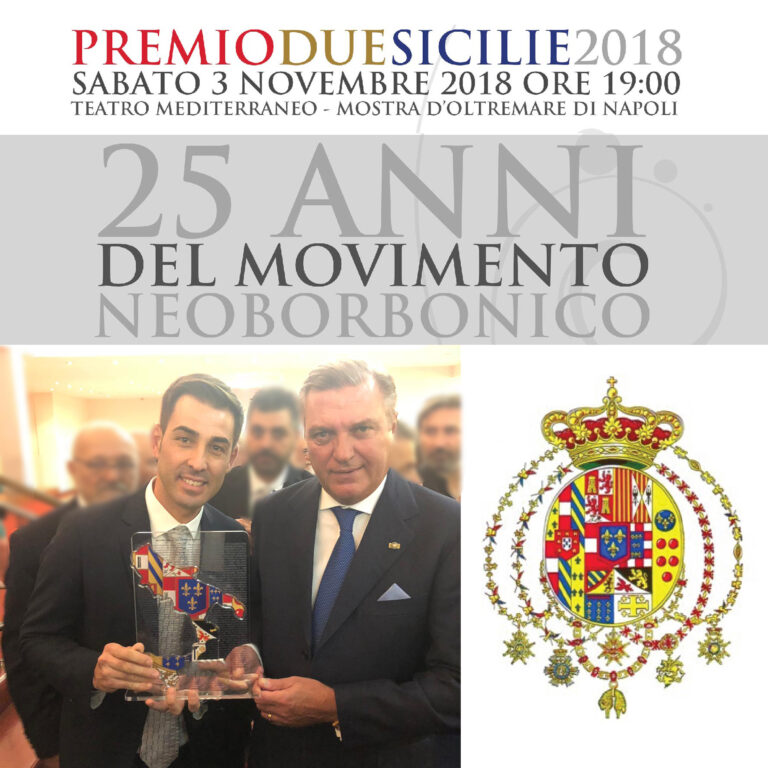 Rama riceve il “Premio Due Sicilie 2018”